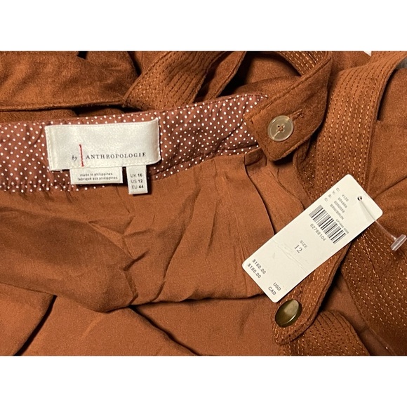 Anthropologie Pilcro Sueded Overall Skirt NWT - Size 12 - Picture 6 of 12